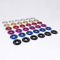 Skunk2 Racing Large Fender Black Anodized Washer Kit (6 Pcs.) - Engine Components