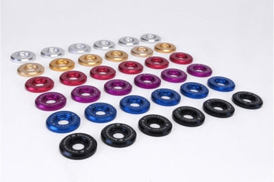 Skunk2 Racing Large Fender Black Anodized Washer Kit (6 Pcs.) - Engine Components