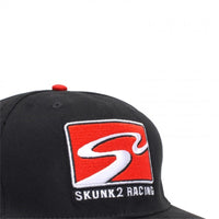 Skunk2 Racing Team Baseball Cap Racetrack Logo (Black) - L/XL - Apparel