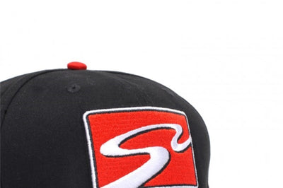 Skunk2 Racing Team Baseball Cap Racetrack Logo (Black) - L/XL - Apparel