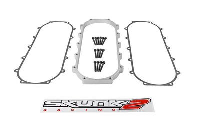 Skunk2 Racing Ultra Series Honda/Acura Silver RACE Intake Manifold 1 Liter Spacer (Inc Gasket & Hardware) - Engine
