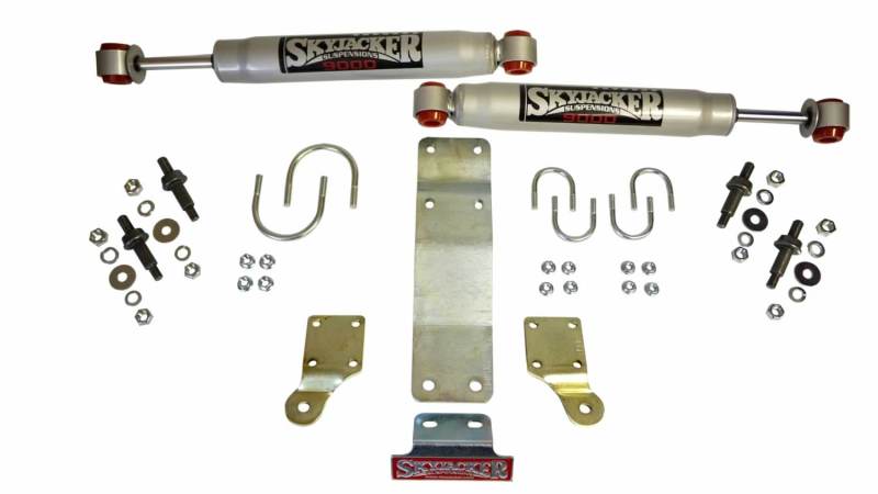 Skyjacker 2007-2017 Jeep Wrangler (JK/JKU) (Use w/ JK717TR) Dual Steering Damper Kit 9000 Series - Suspension