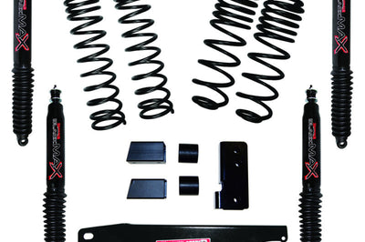 Skyjacker 2007-2018 Jeep Wrangler JK 4 Door 4WD Long Travel 2in-2.5in Lift Kit w/Black Max Shocks - Suspension