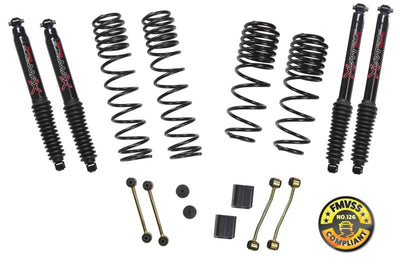 Skyjacker 2018 Jeep Wrangler (JL) 2DR 2in-2.5in Suspension Lift Kit w/Black Max Shocks