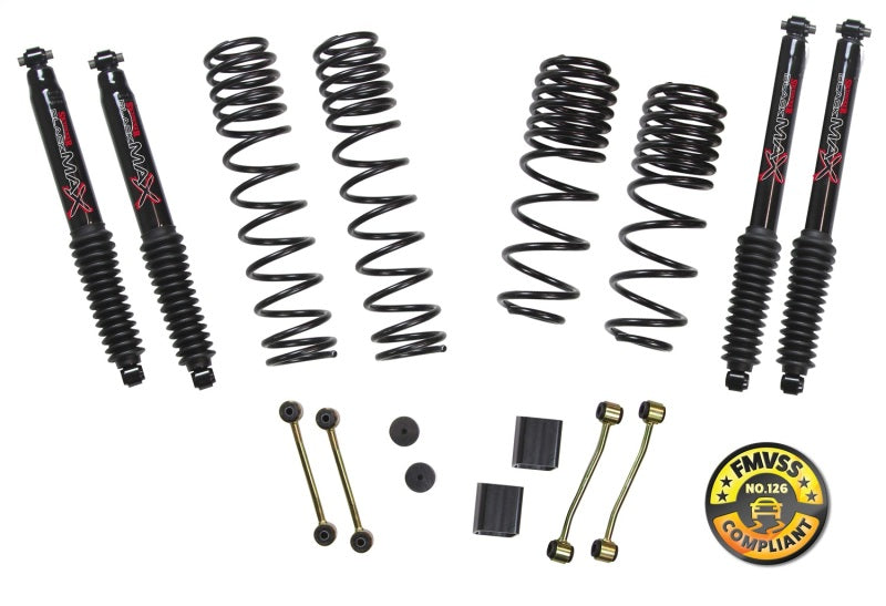 Skyjacker 2018 Jeep Wrangler JL 4 Door 4WD (Non-Rubicon) Long Travel 2 Stage 2in-2.5in Coil System - Suspension