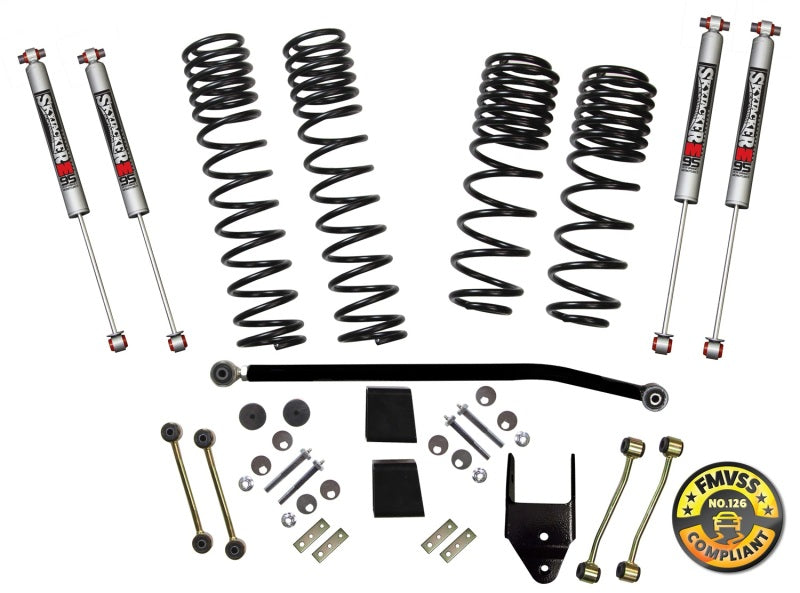 Skyjacker 2018 Jeep Wrangler JL 4 Door 4WD (Non-Rubicon) Long Travel 2 Stage 3.5in-4in Coil System - Suspension