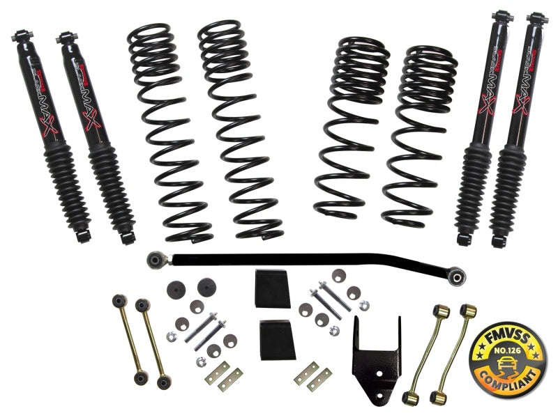 Skyjacker 2018 Jeep Wrangler JL 4 Door 4WD (Rubicon) Long Travel 2 Stage 3.5in-4in Coil System - Suspension
