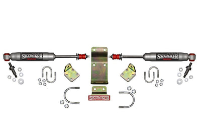 Skyjacker 2018 Jeep Wrangler JL - Silver Dual Steering Damper Kit - Suspension
