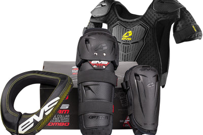 Evs Slam Combo Plus Black Youth - Bicycle Collection