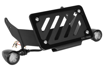 BURLY BRAND Slash Cut Lic Plt Kit With Ts Black - Illumination