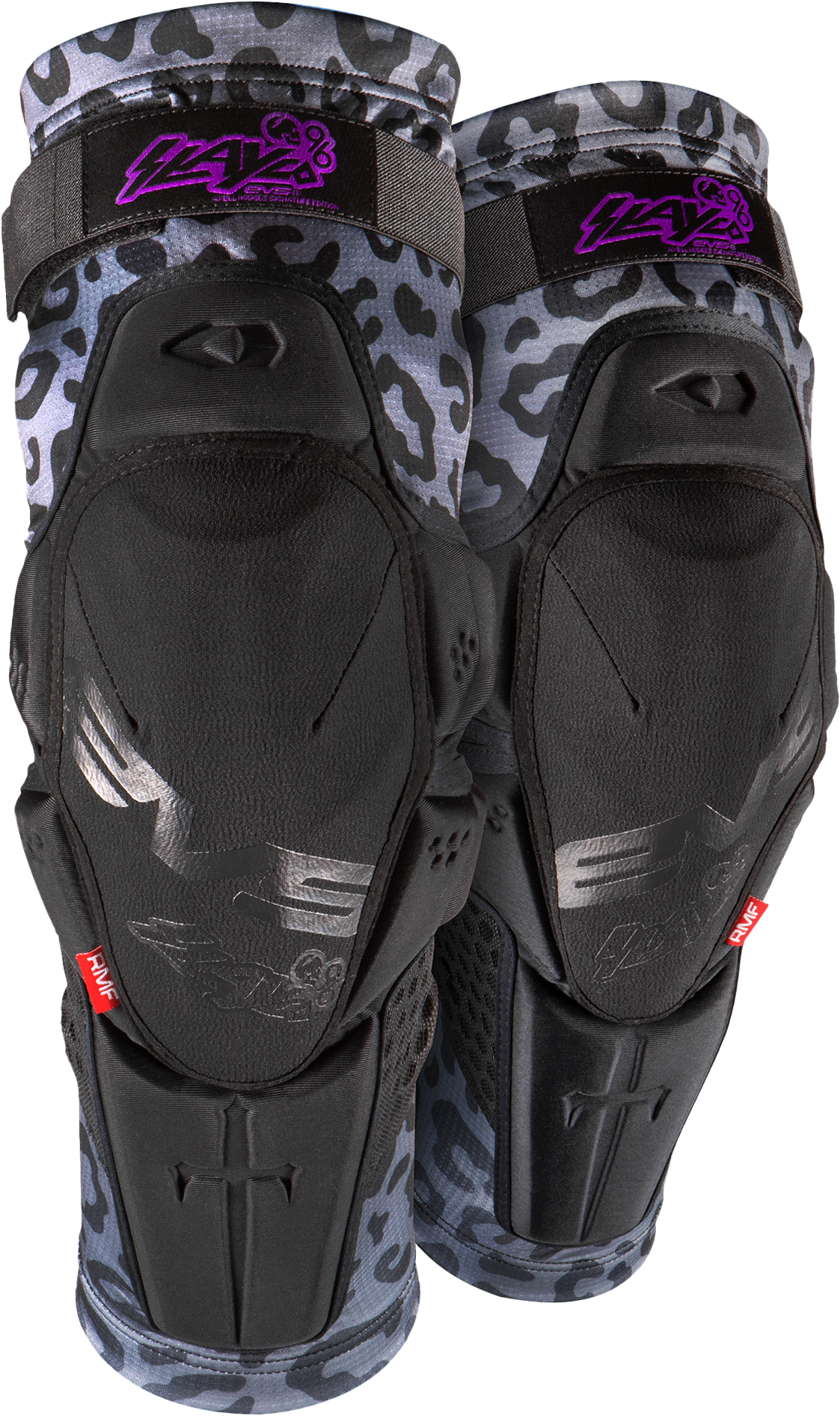 Evs Slayco96 Knee Guard Ghost Leopard Sm/md - 2X-Large