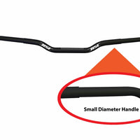 Rsi Slim Jim Narrow Handlebar Silver - Black - Snowmobile Collection