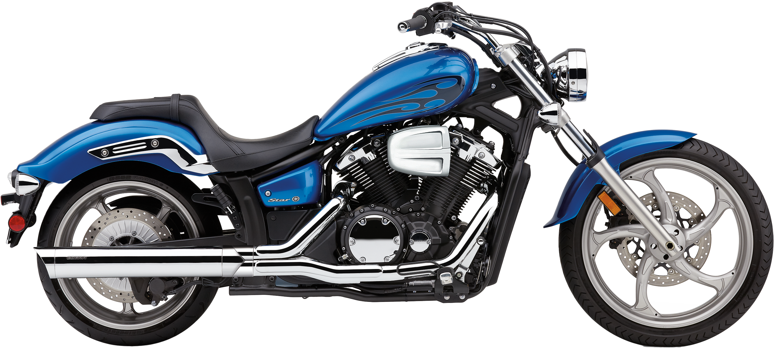COBRA Slip On W/Scalloped Tip Chrome Yam Stryker 11 18