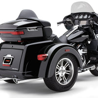 COBRA Slip Ons W/Billet Tips Chrome Tri Glide 09 22