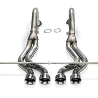 SLP 1997-2004 Chevrolet Corvette LS1 LoudMouth Cat-Back Exhaust System - Mufflers & Tips