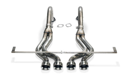 SLP 1997-2004 Chevrolet Corvette LS1 LoudMouth Cat-Back Exhaust System - Mufflers & Tips