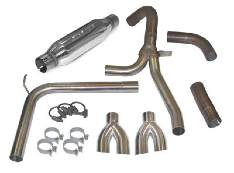SLP 1998-2002 Chevrolet Camaro LS1 LoudMouth Cat-Back Exhaust System w/ 3.5in Dual Tips - Mufflers &
