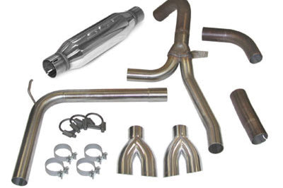 SLP 1998-2002 Chevrolet Camaro LS1 LoudMouth Cat-Back Exhaust System w/ 3.5in Dual Tips - Mufflers &