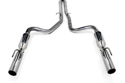 SLP 2005-2006 Pontiac GTO LS2 LoudMouth II Cat-Back Exhaust System w/ PowerFlo X-Pipe - Mufflers & Tips
