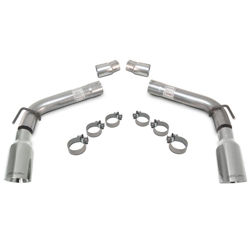 SLP 2010-2015 Chevrolet Camaro 3.6L LoudMouth Axle-Back Exhaust w/ 4in Tips - Mufflers &