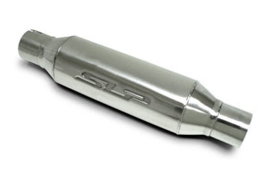 SLP Universal LoudMouth 2.5in Inlet / Outlet Bullet-Type Resonator - Exhaust Mufflers & Tips