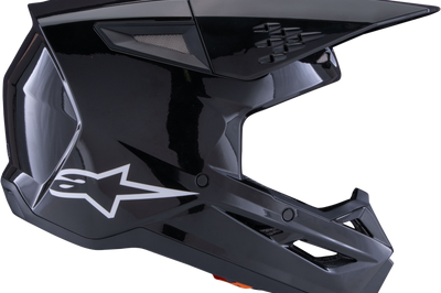 ALPINESTARS Sm3 Solid Helmet Black Glossy Xs - Helmets