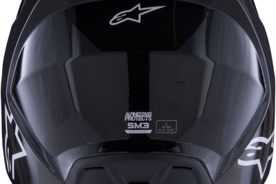 ALPINESTARS Sm3 Solid Helmet Black Glossy Xs - Helmets