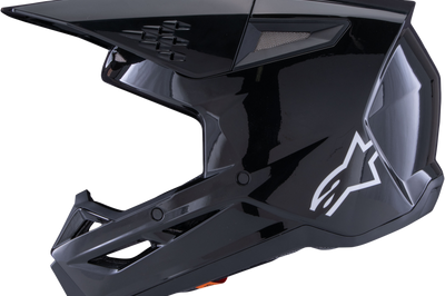 ALPINESTARS Sm3 Solid Helmet Black Glossy Xs - Helmets