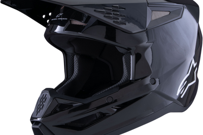 ALPINESTARS Sm3 Solid Helmet Black Glossy Xs - Helmets
