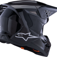 ALPINESTARS Sm3 Solid Helmet Black Glossy Xs - Helmets