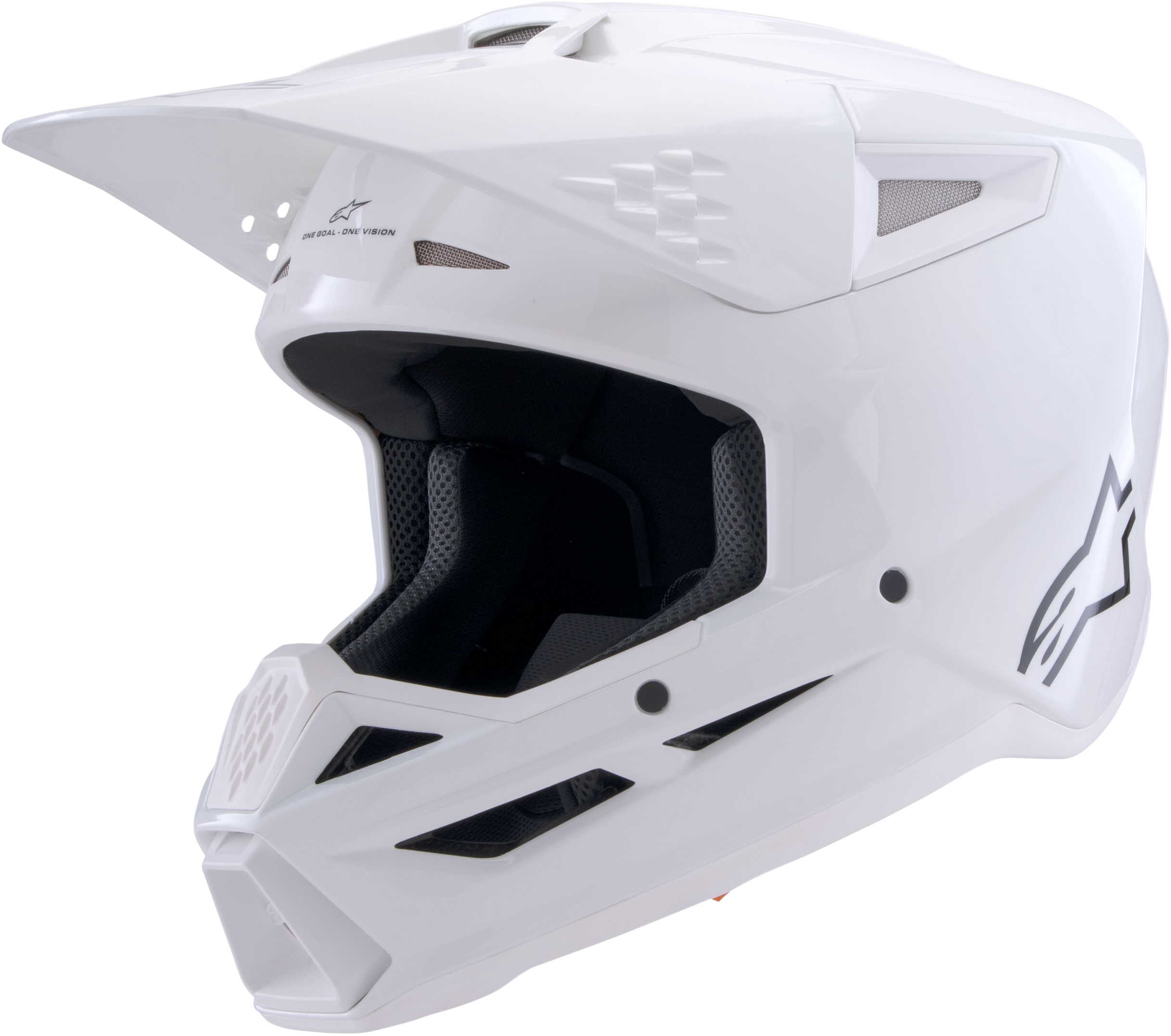 ALPINESTARS Sm3 Solid Helmet White Glossy Xs - Helmets