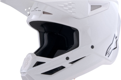 ALPINESTARS Sm3 Solid Helmet White Glossy Xs - Helmets