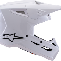 ALPINESTARS Sm3 Solid Helmet White Glossy Xs - Helmets