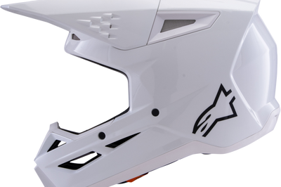 ALPINESTARS Sm3 Solid Helmet White Glossy Xs - Helmets