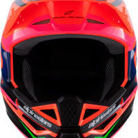 Alpinestars Sm3 Youth Deegan Helmet Orng Flo/prpl/pnk Fluo Ys - Orange Fluo/Purple/Pink / Medium