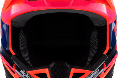 Alpinestars Sm3 Youth Deegan Helmet Orng Flo/prpl/pnk Fluo Ys