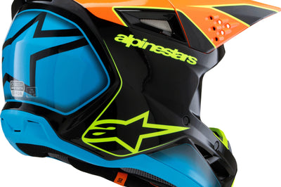Alpinestars Sm3 Youth Fray Helmet Rd/ylw Fluo/blk Ys