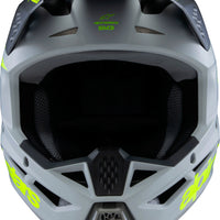 Alpinestars Sm3 Youth Radium Helmet Gry/blk/ylw Fluo Matte Ys - Yellow Fluo/Black/Blue / Large
