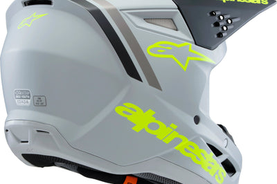 Alpinestars Sm3 Youth Radium Helmet Gry/blk/ylw Fluo Matte Ys