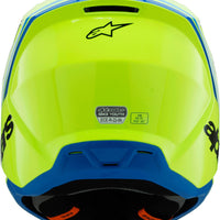 Alpinestars Sm3 Youth Radium Helmet Gry/blk/ylw Fluo Matte Ys - Yellow Fluo/Black/Blue / Large