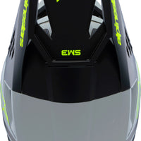 Alpinestars Sm3 Youth Radium Helmet Gry/blk/ylw Fluo Matte Ys - Yellow Fluo/Black/Blue / Large