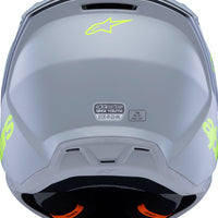 Alpinestars Sm3 Youth Radium Helmet Gry/blk/ylw Fluo Matte Ys - Yellow Fluo/Black/Blue / Large