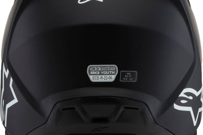 Alpinestars Sm3 Youth Solid Helmet Black Matte Ys