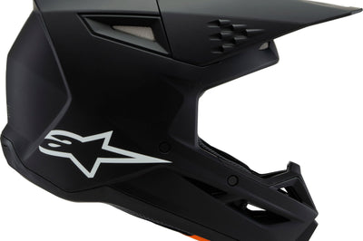 Alpinestars Sm3 Youth Solid Helmet Black Matte Ys