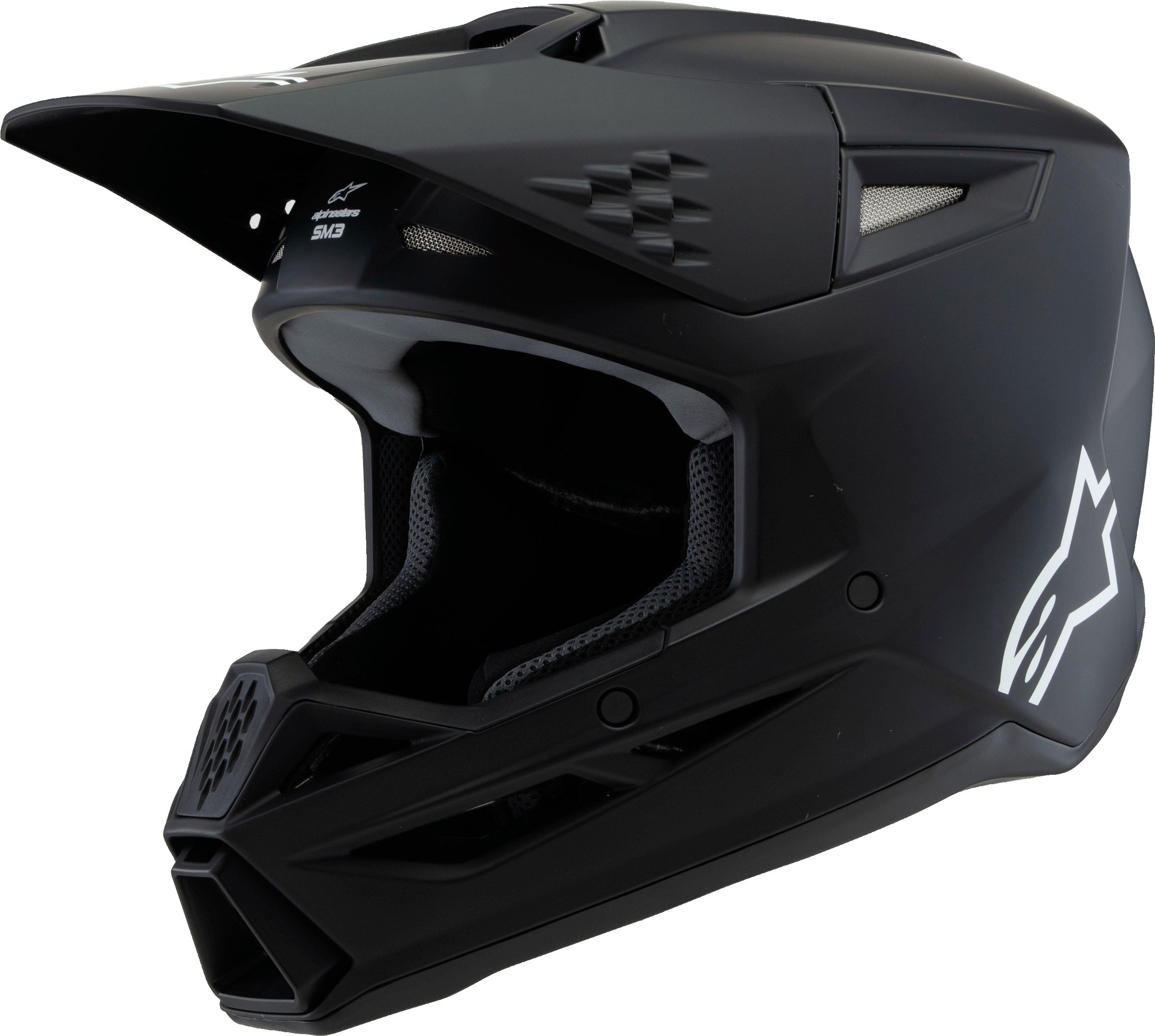 Alpinestars Sm3 Youth Solid Helmet Black Matte Ys - Large