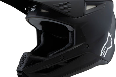 Alpinestars Sm3 Youth Solid Helmet Black Matte Ys - Large