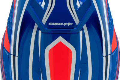 Alpinestars Sm3 Youth Wurx Helmet Blue/red/wht/blk Ys