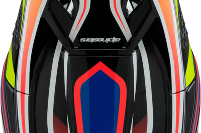 Alpinestars Sm3 Youth Wurx Helmet Blue/red/wht/blk Ys