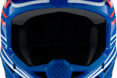 Alpinestars Sm3 Youth Wurx Helmet Blue/red/wht/blk Ys