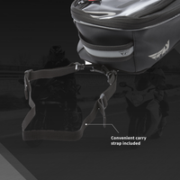 Fly Racing Small Tank Bag Black - Street Collection